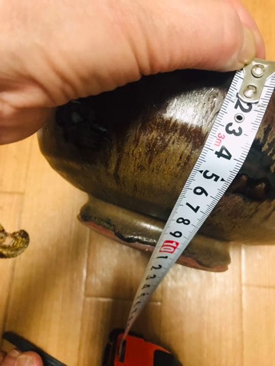 菓子器　古鉢菓子器茶道具和食器大丼陶器のボール煮物鉢