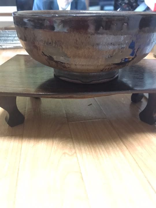 菓子器　古鉢菓子器茶道具和食器大丼陶器のボール煮物鉢