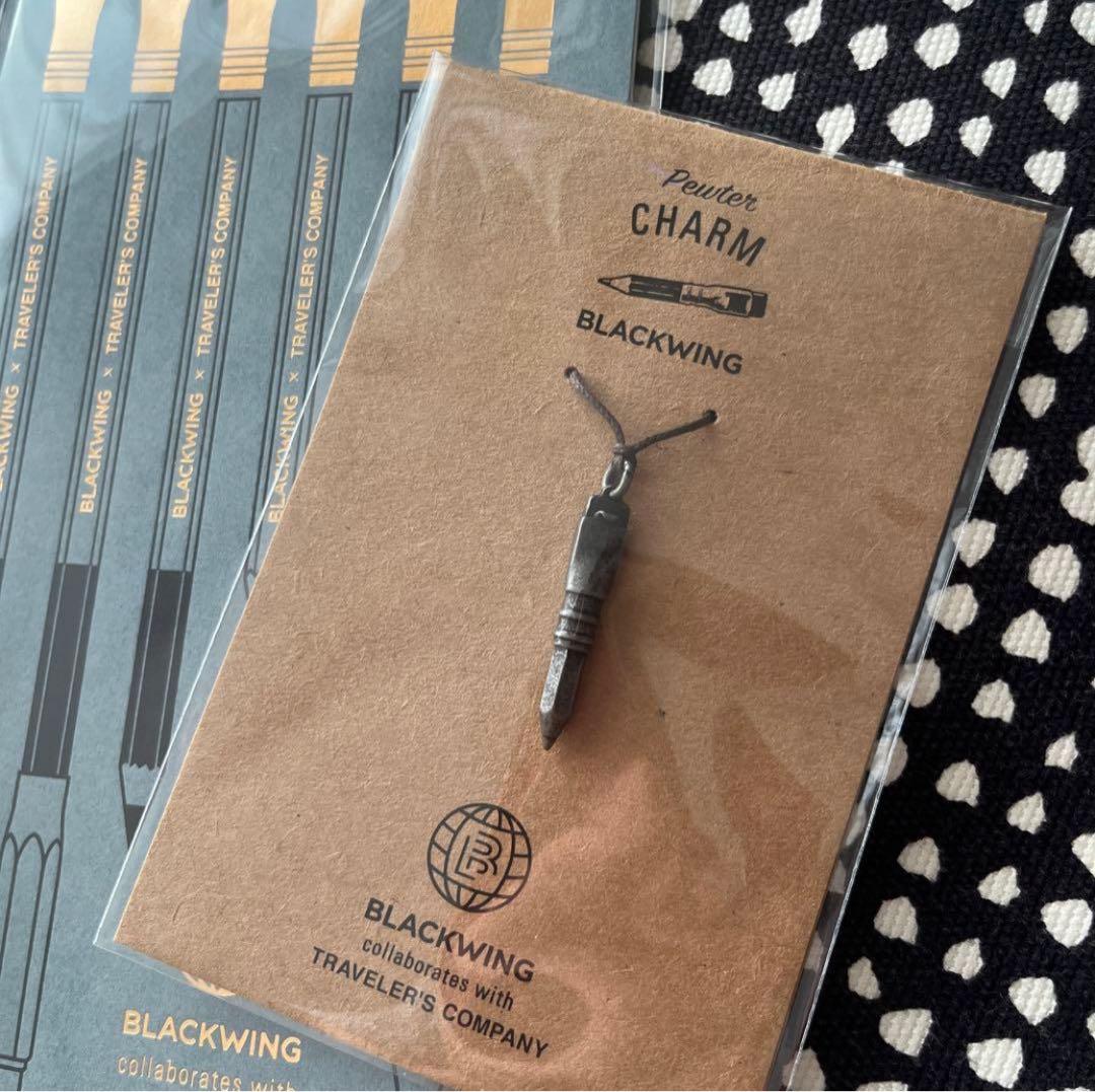 ✴️レア4点✴️トラベラーズノートBLACKWING リフィル　チャーム　レザータグ