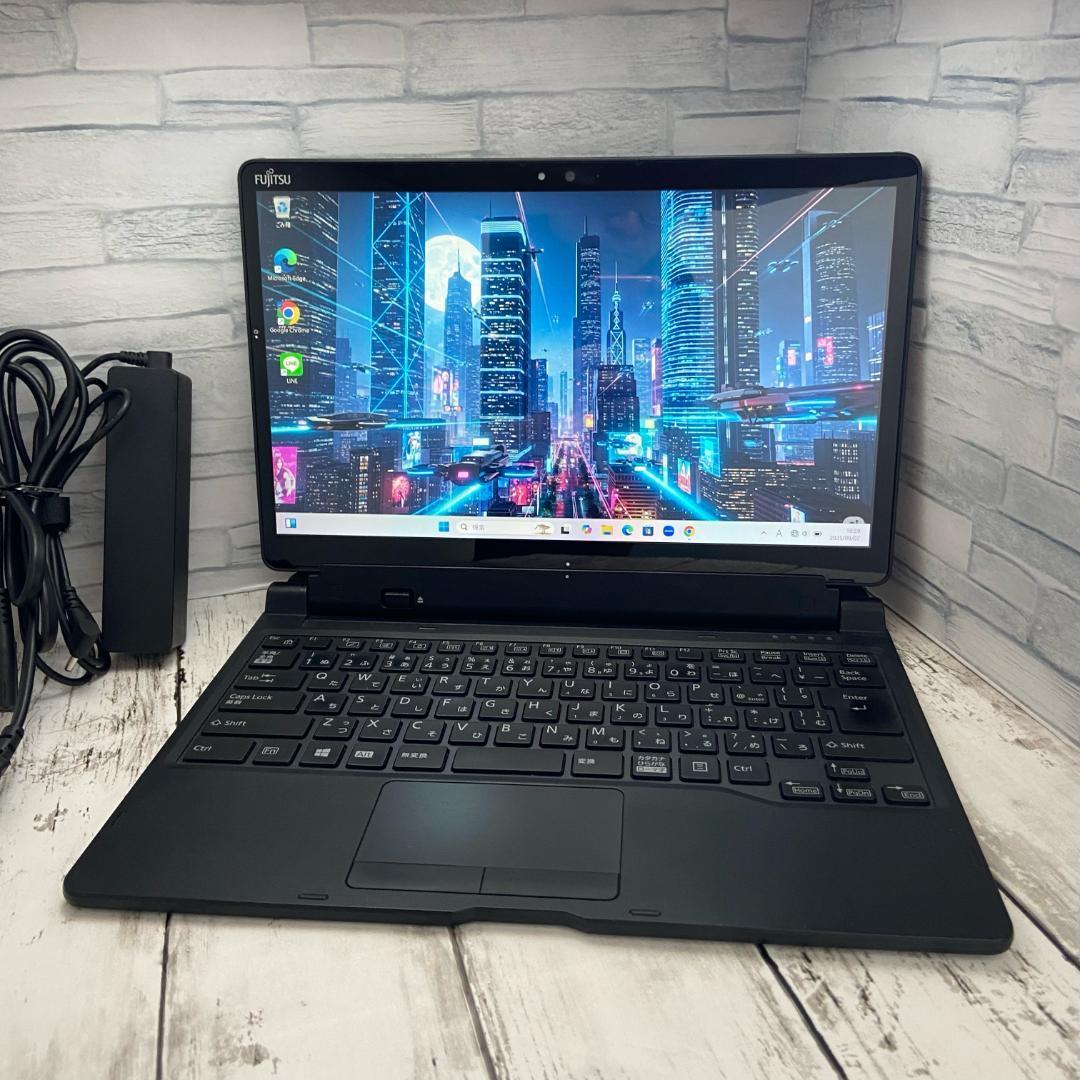 美品 i5 第8世代 富士通 タブレットノートPC Win11 Office