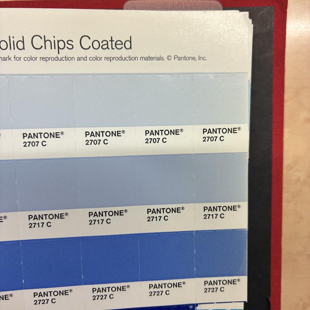 PANTONE solid chips coated カラーチップ