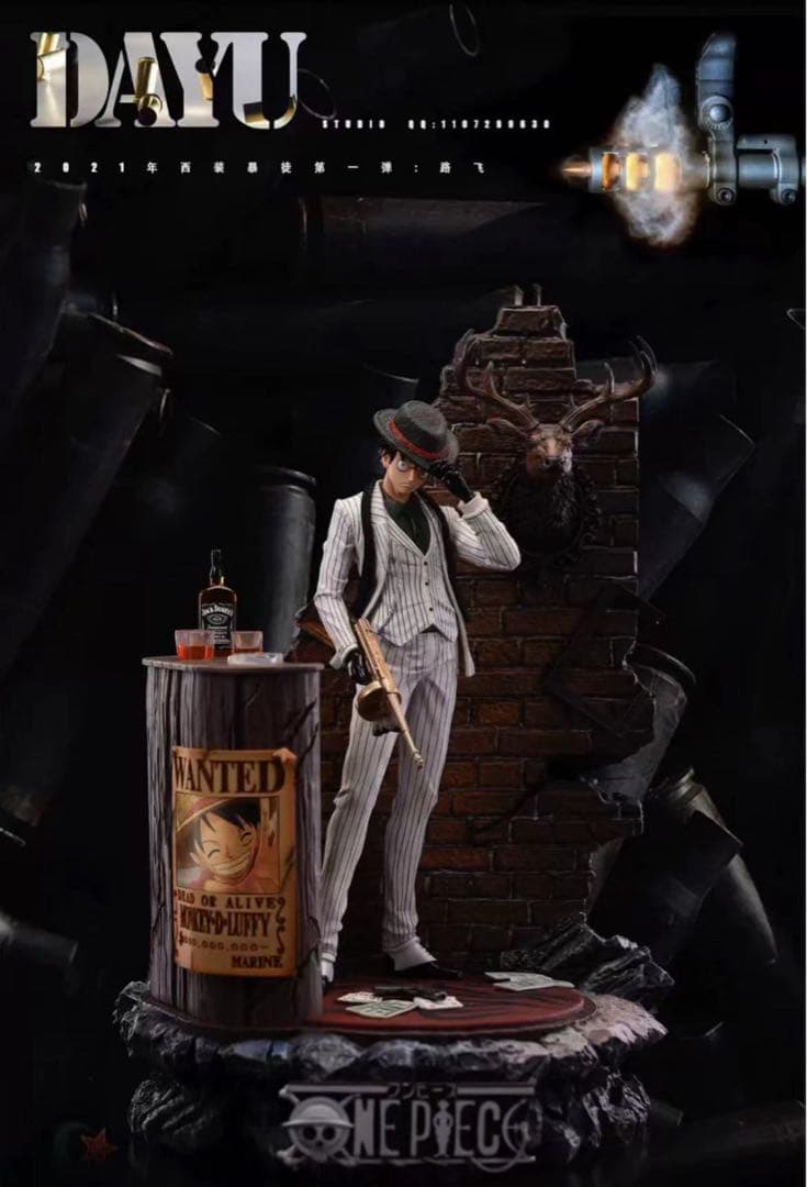 ワンピース ルフィ ガレージキット ガレキ スタチュー⑥②