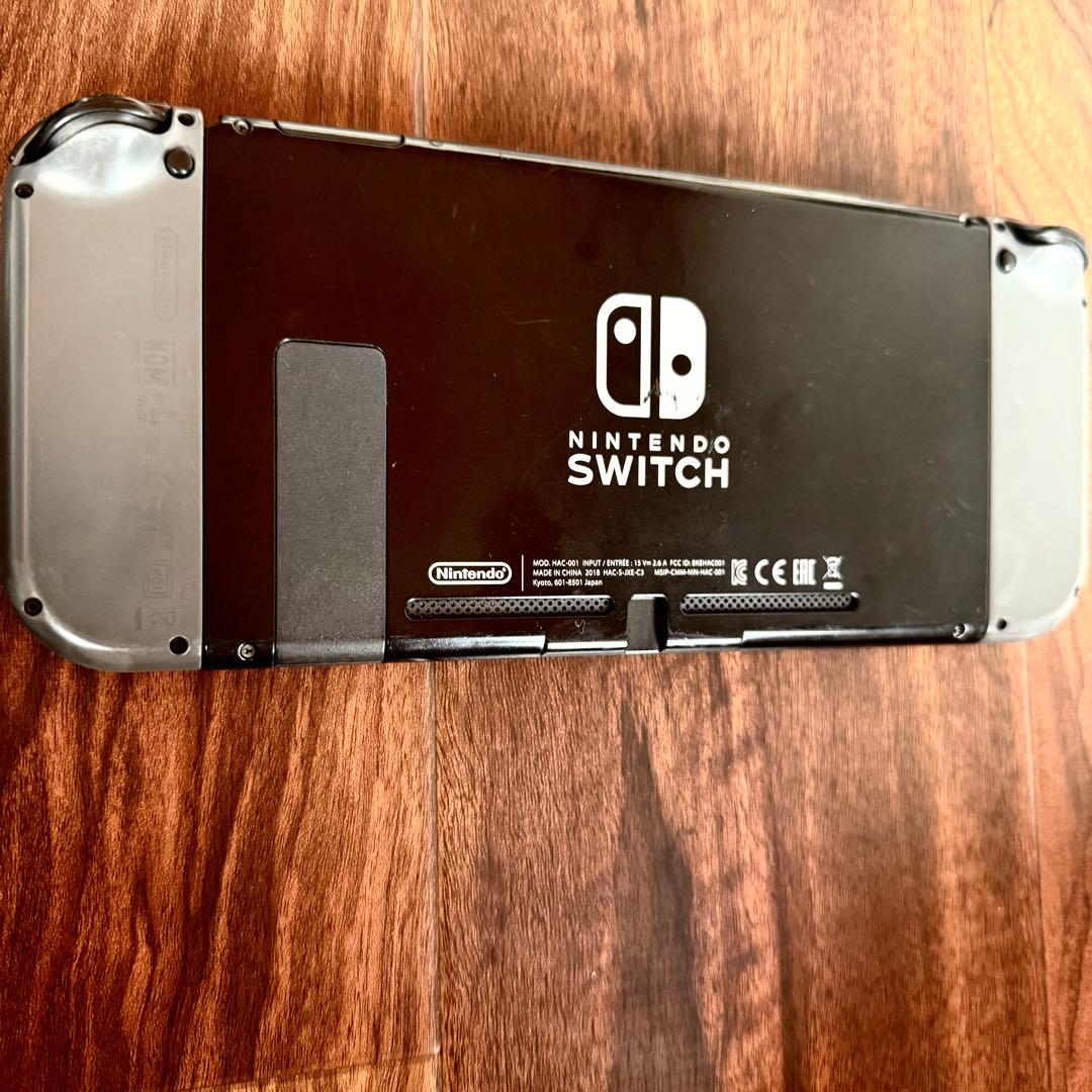 Nintendo Switch 本体 グレー 付属品完備 箱無し