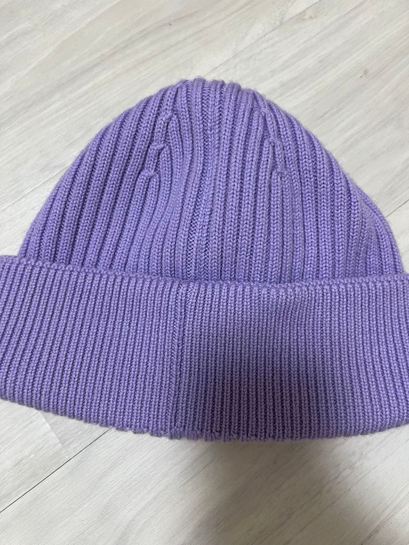 たまLOEWE ラベンダー ニット帽
