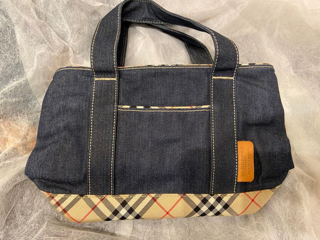 BURBERRY blue label デニムミニバッグ