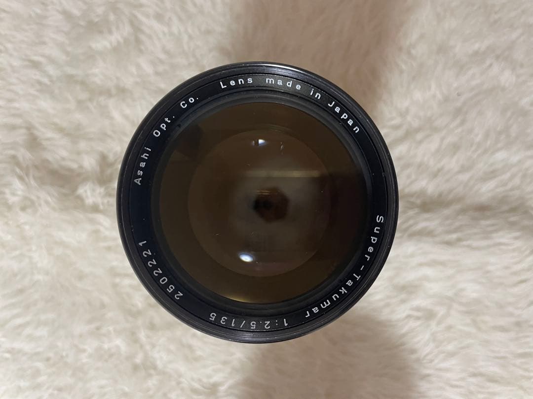 Super Takumar 135mm F2.5 純正フード保護フィルター付き