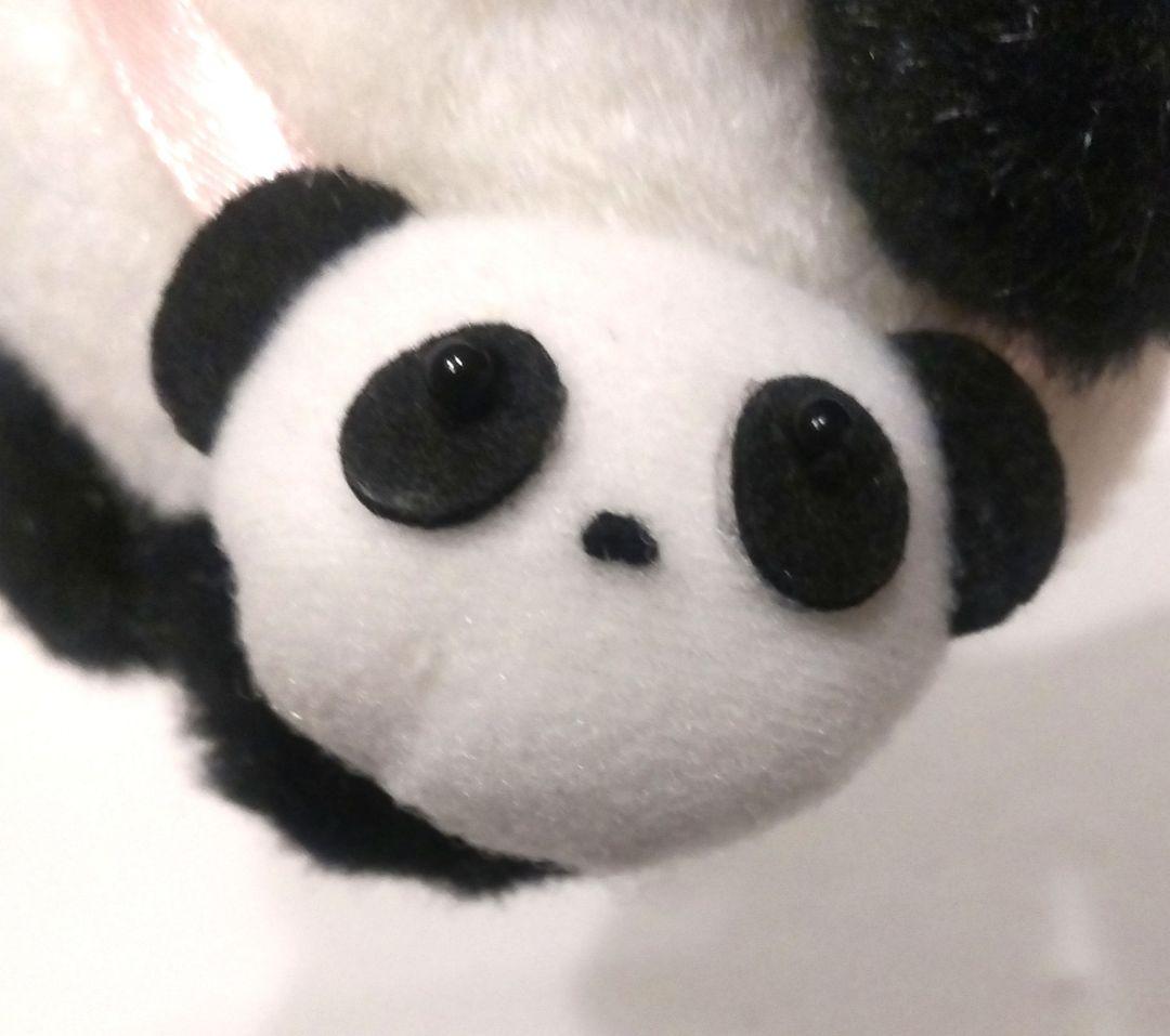 サンリオ キティ 着ぐるみ パンダ ぬいぐるみ マスコット ポシェット レトロ