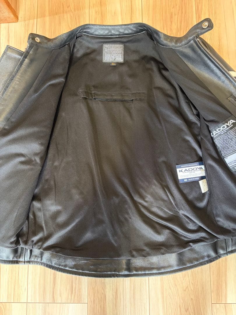 KADOYA K'S LEATHER 革ジャケット　LL