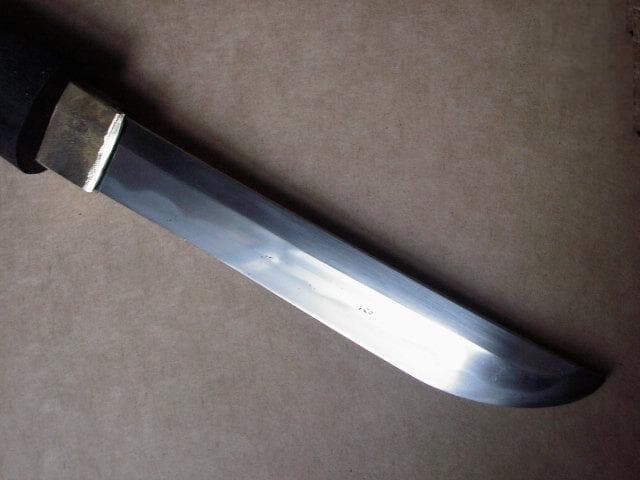 日本刀残欠マスターナイフNo.4 摂州住吉光 黒鞘