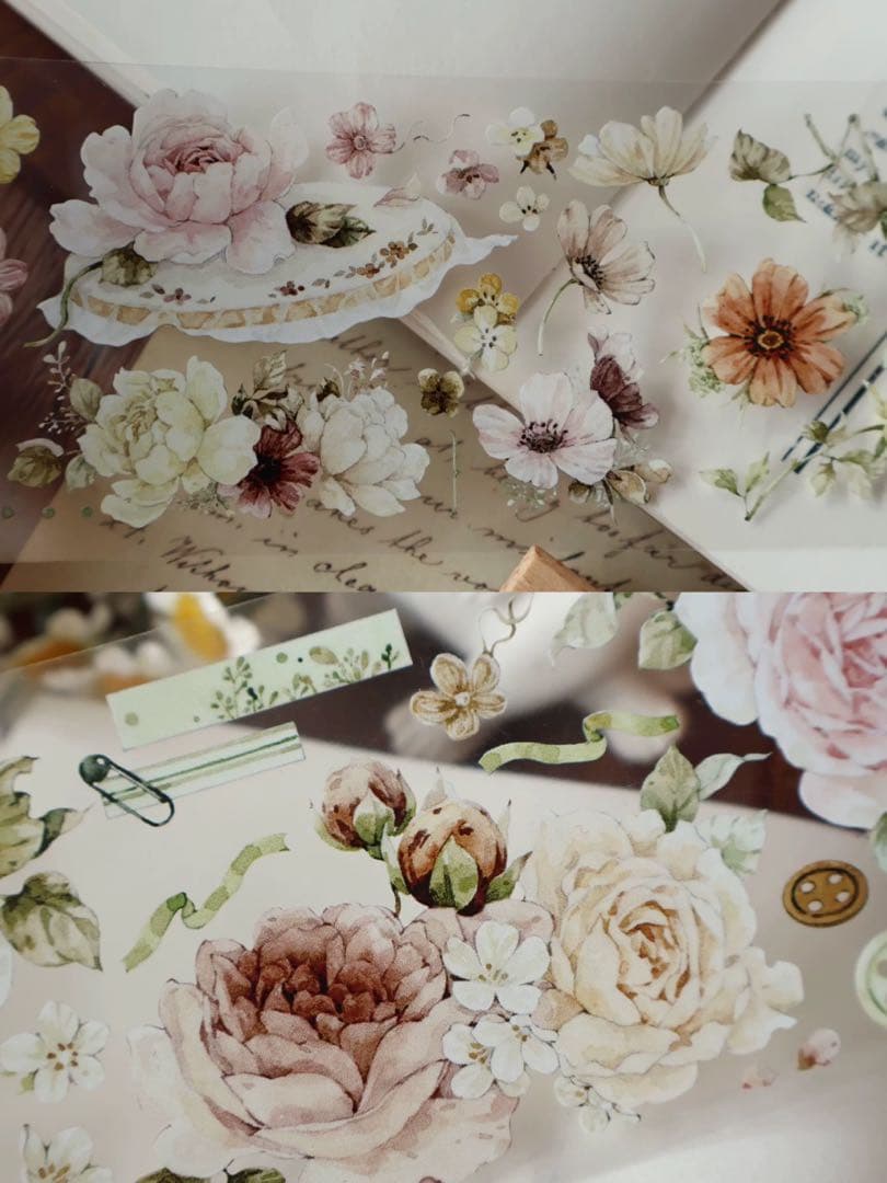 ⭐️SALE⭐️ 壹洱原创《半溪月》海外マスキングテープ　マステ 【2374】