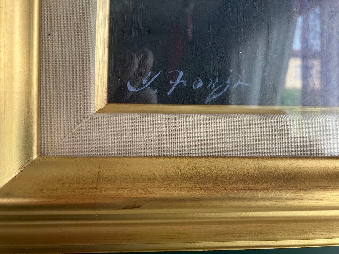 57万円で買った日展作家の作品　油絵　箱入り