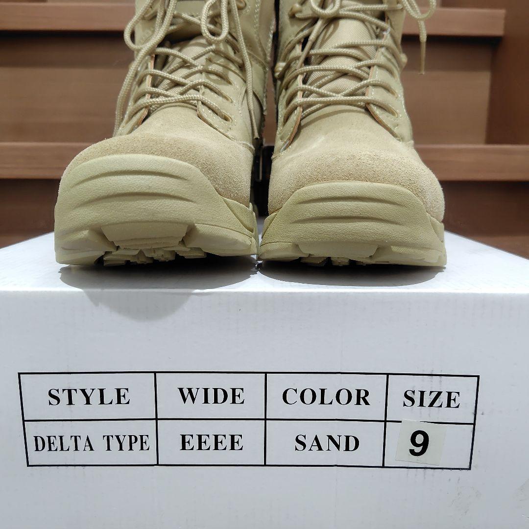 新品 タクティカルブーツ　デルタ　ミリタリー ブーツ　 9w