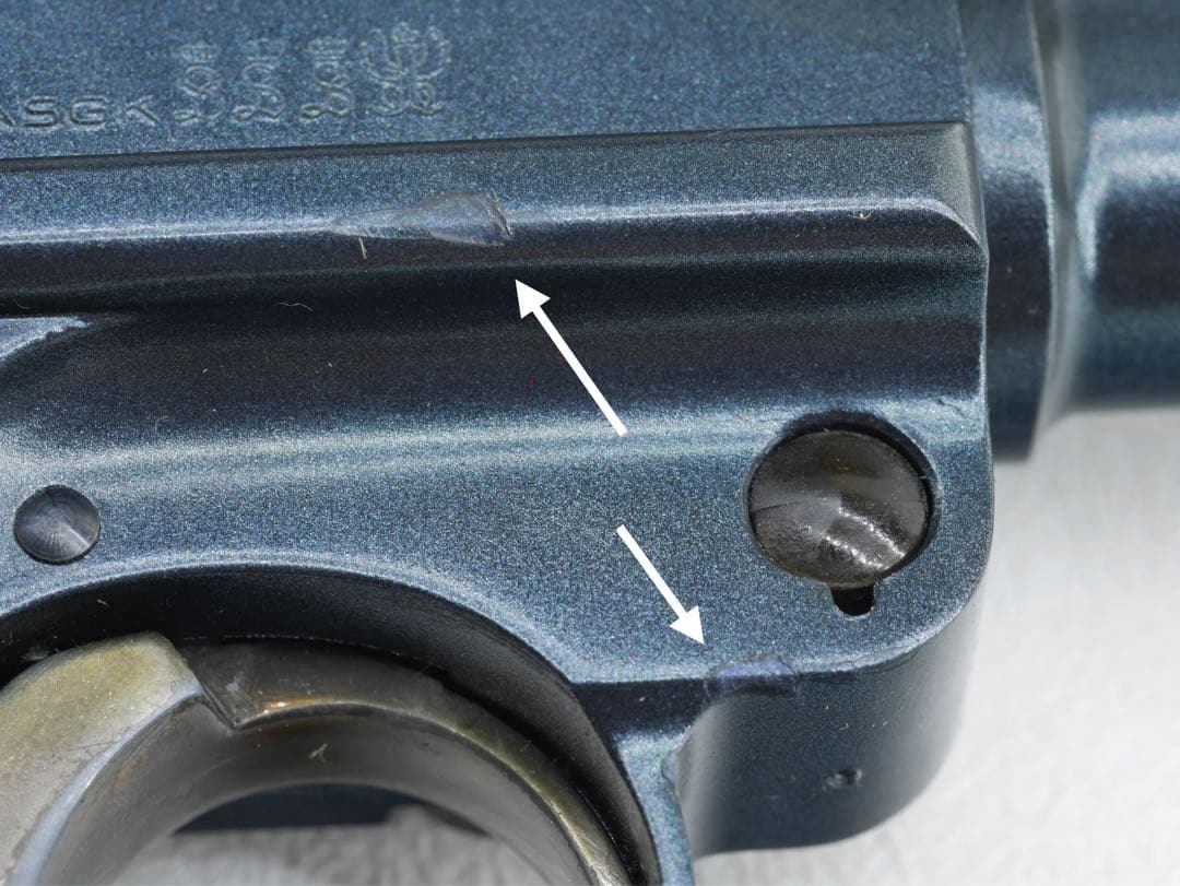 タナカ P08 キャロムカスタム 8インチ HW モリブデンブルー