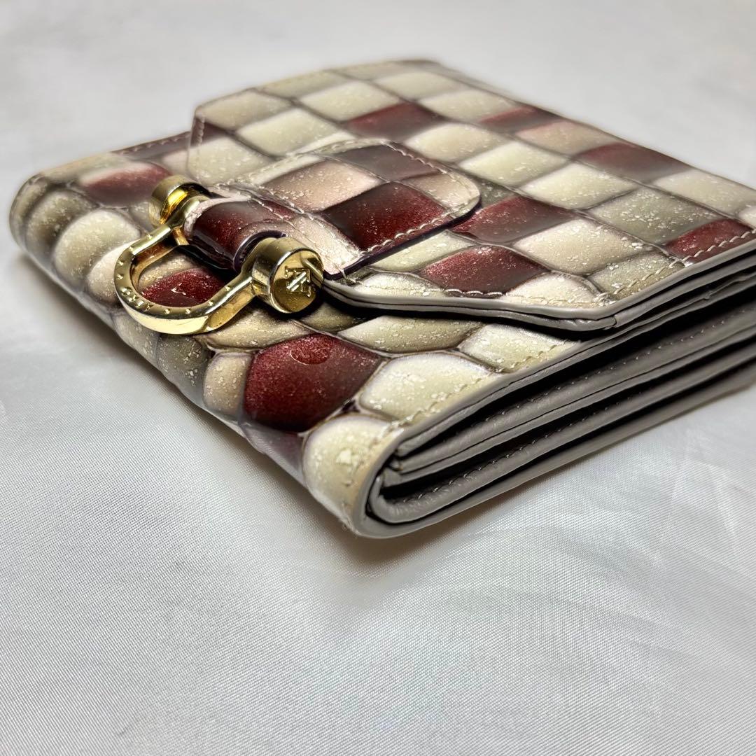 【人気】　アタオ　ロトロ　ヴィトロ　二つ折り財布　アンティークルビー　大容量