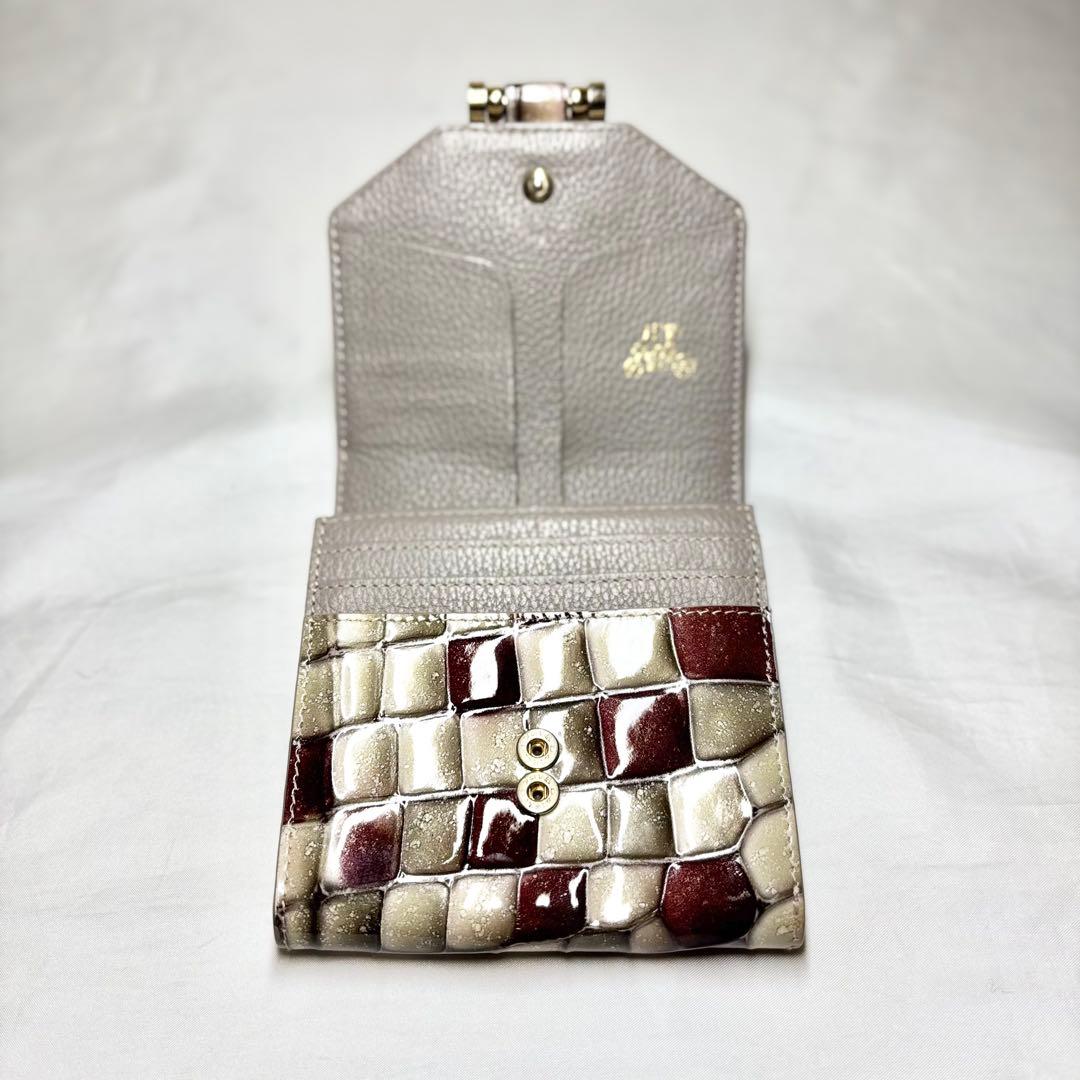 【人気】　アタオ　ロトロ　ヴィトロ　二つ折り財布　アンティークルビー　大容量