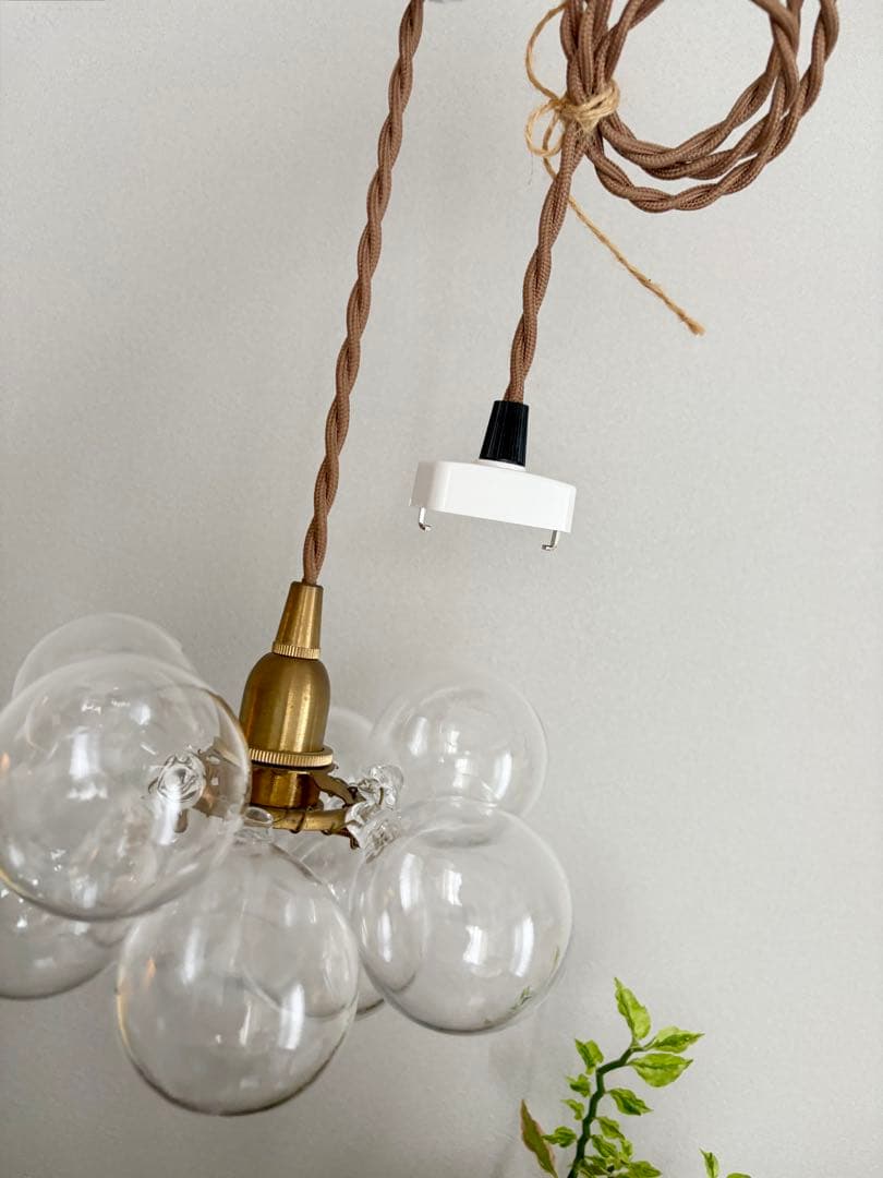 ユ*ウ様 オカベマキコ♡ シャボンランプ　クリア9球♡