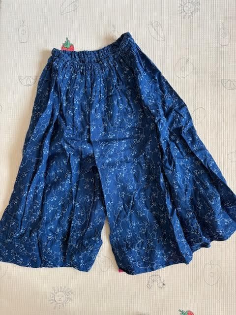 nest robe リネン ティーフラワー キュロットパンツ