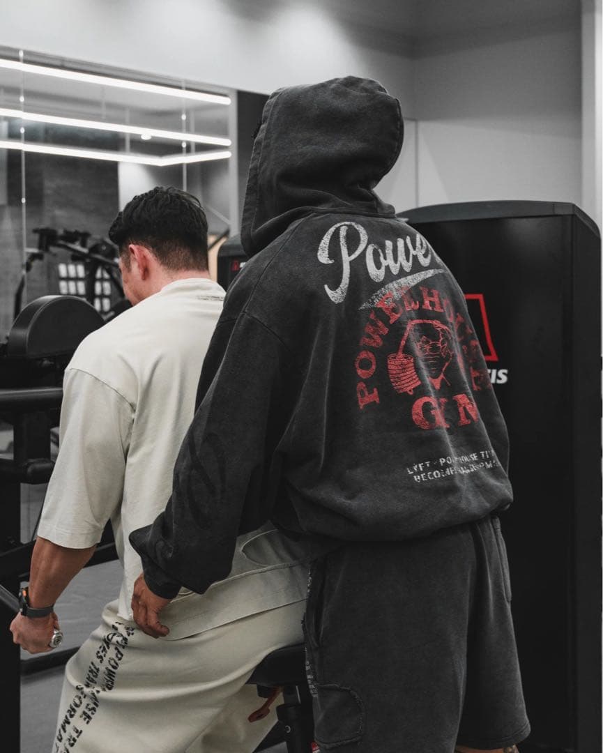 LÝFT×Power House Gymパーカー(ブラック)