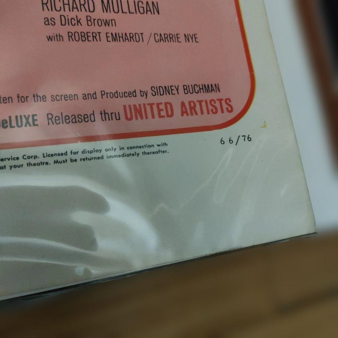 映画「グループ」 1966年USオリジナルインサートサイズポスター