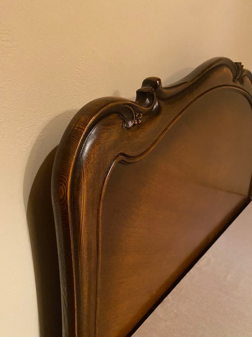 -antique-ベッドフレーム 木製 ヴィンテージ ロココ フレンチ レトロ