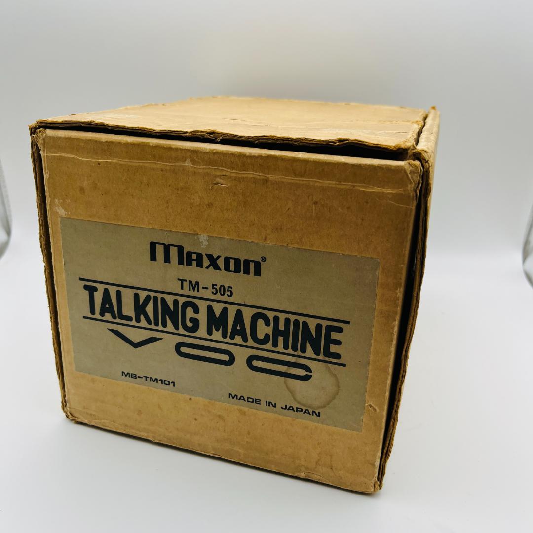 Maxon TM-505 1970年代 ヴィンテージ トーキングマシーン 希少