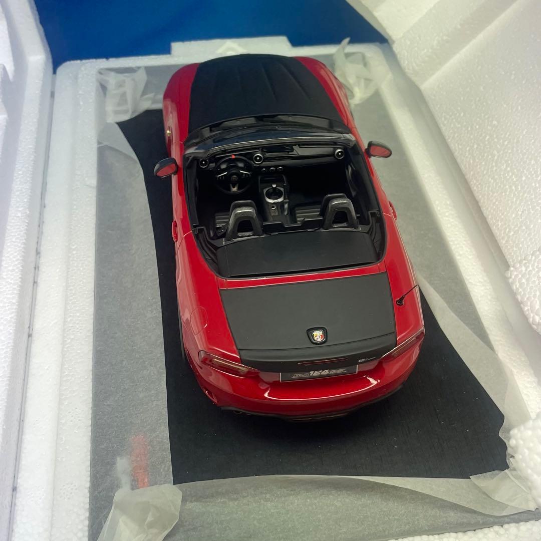 最終値下げ★TOPSPEED models1/18 アバルト124スパイダー