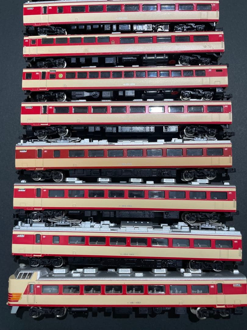 【ジャンク】TOMIX旧製品485系ひばり１２両動力２両動作確認済み