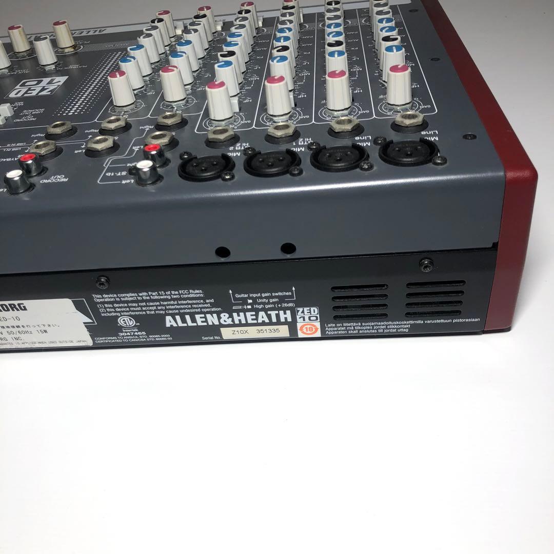 D109 ALLEN&HEATH ZED-10 アナログミキサー