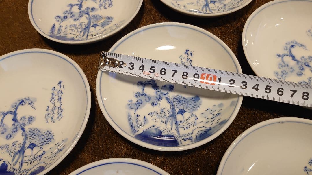 古伊万里　伊万里　染付　豆皿　菓子皿 １０客