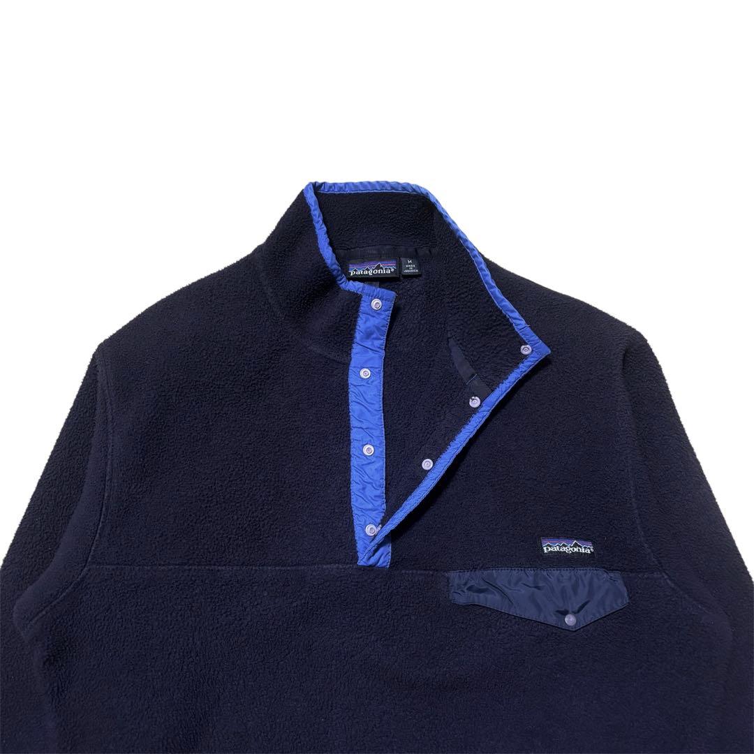 黒 極美品 1990s Patagonia パタゴニア シンチラ スナップT