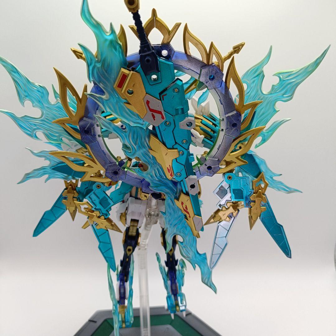 メガミデバイス　皇巫（オウブ) スサノヲ　蒼轟雷電　塗装完成　コトブキヤ