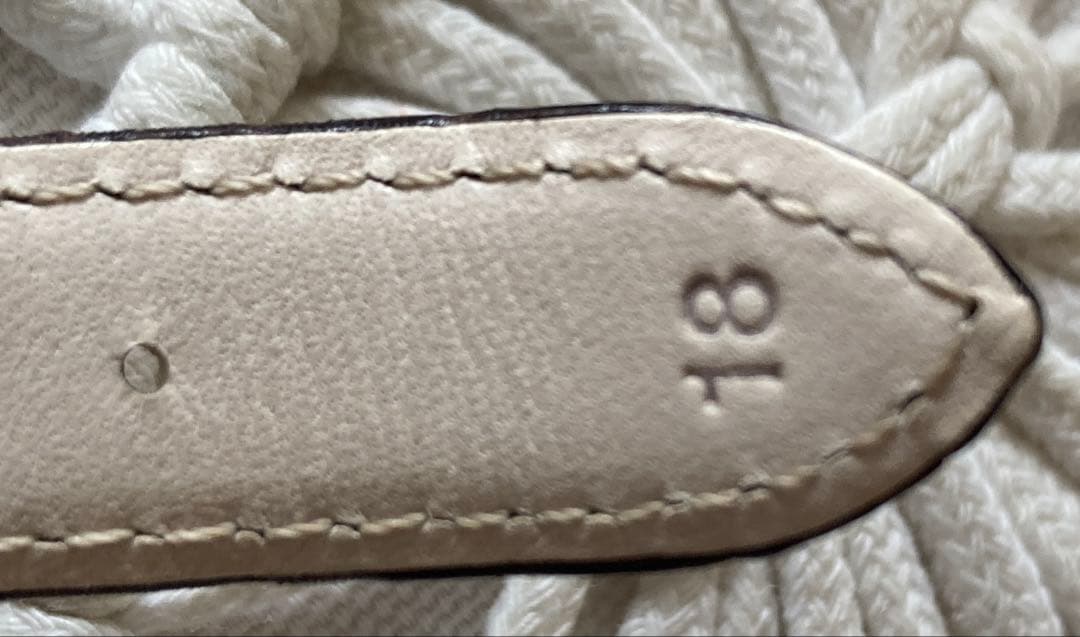 ジャガールクルト　レベルソスクアドラレディ　アリゲーター　純正ベルト焦茶　極美品