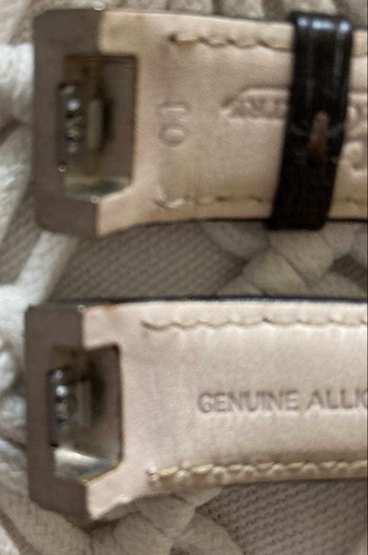 ジャガールクルト　レベルソスクアドラレディ　アリゲーター　純正ベルト焦茶　極美品