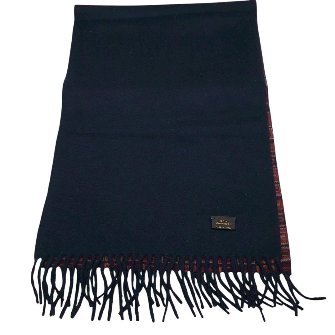 美品◎カシミア100%◎Loro Piana マフラー 総柄 リバーシブル
