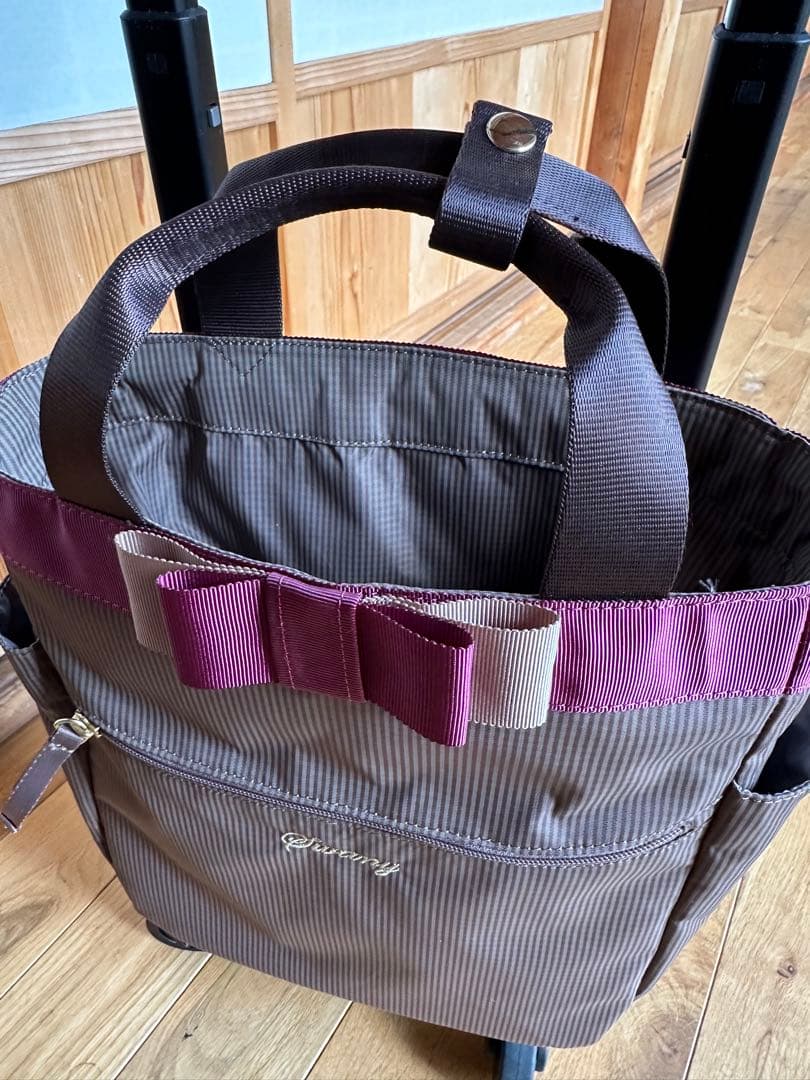 SWANYスワニー キャリーバッグカート　ルバンドミニ　グレージュ