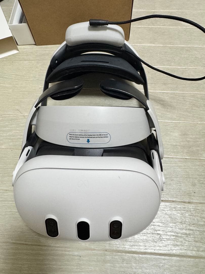  Quest3+バッテリー付きヘッドストラップ＋度付きレンズ　セット