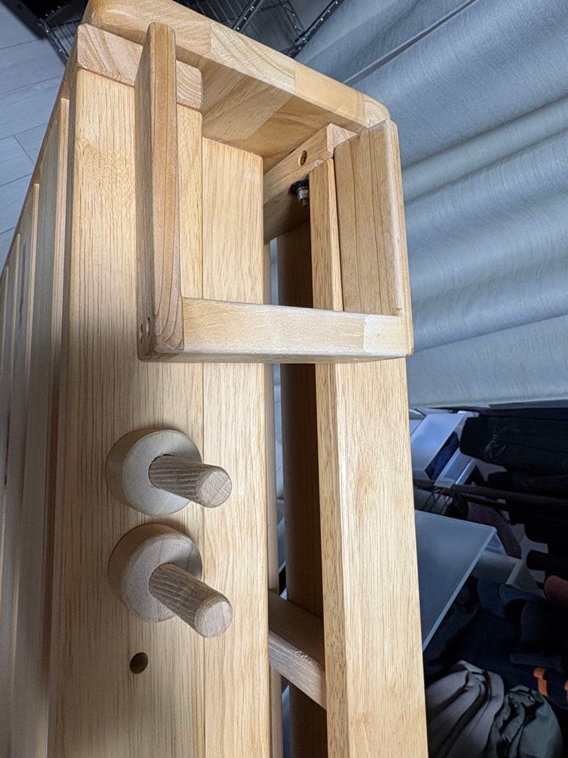 パウ②中居木工　スノコベッド　折りたたみベッド