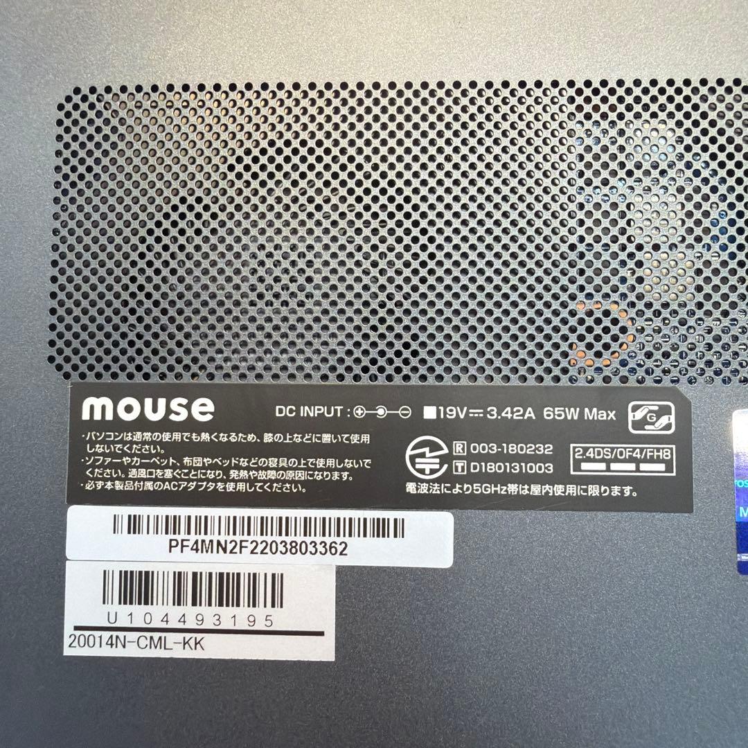 Windowsノート本体 mouse DAIV 4N-KK Core i7 16GB 512GB SSD