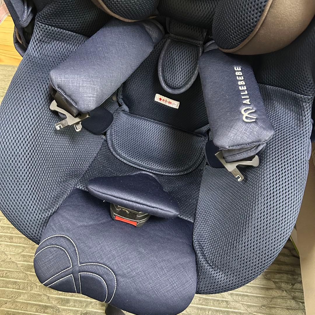 洗濯済み　エールべべ　クルット5i グランス　isofix 回転式　新生児から