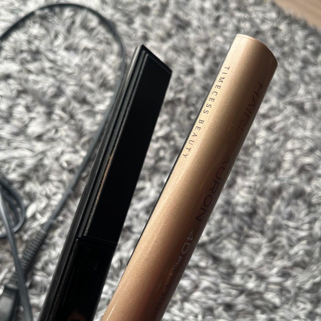 ヘアビューロン4D + ストレートアイロン