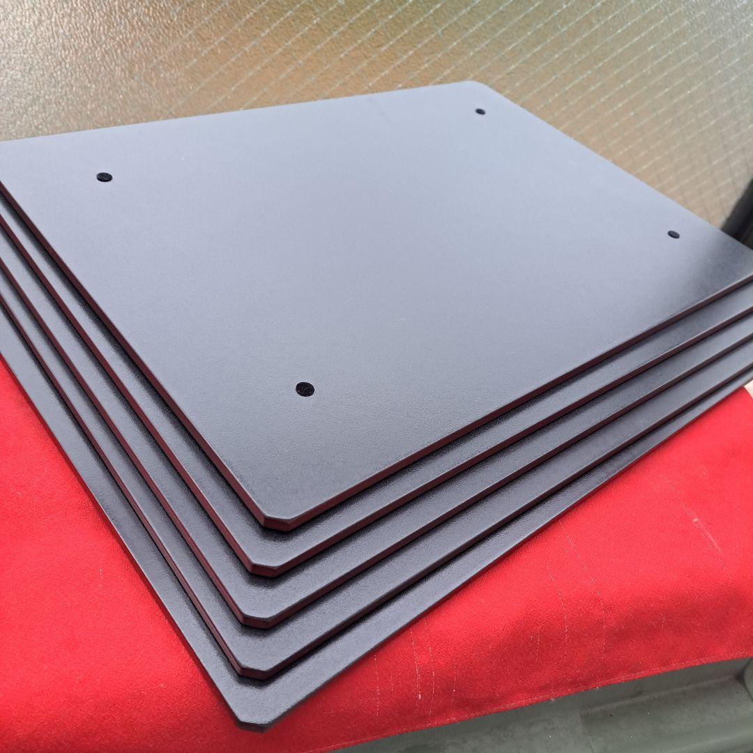 【越前漆器　尺4サイズ　長角ランチョンマット×5客】木製※MDF　瓢箪柄　根来