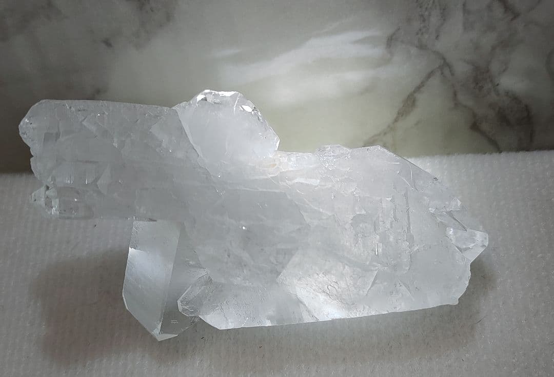 アーカンソー産水晶 クラスター タビークォーツ セルフヒールド 約114.2g