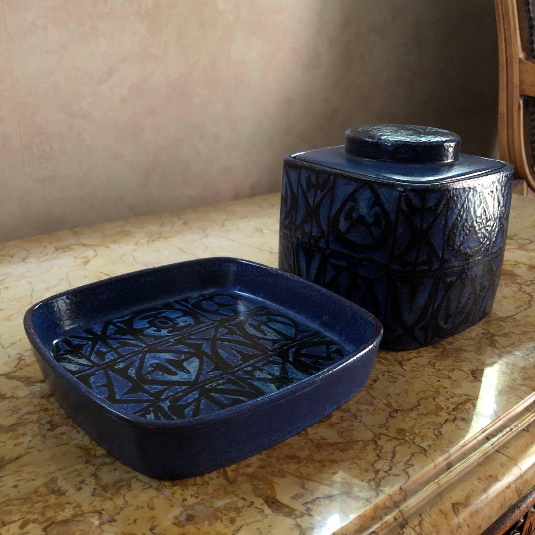   ロイヤルコペンハーゲンBacaシリーズ箱と皿