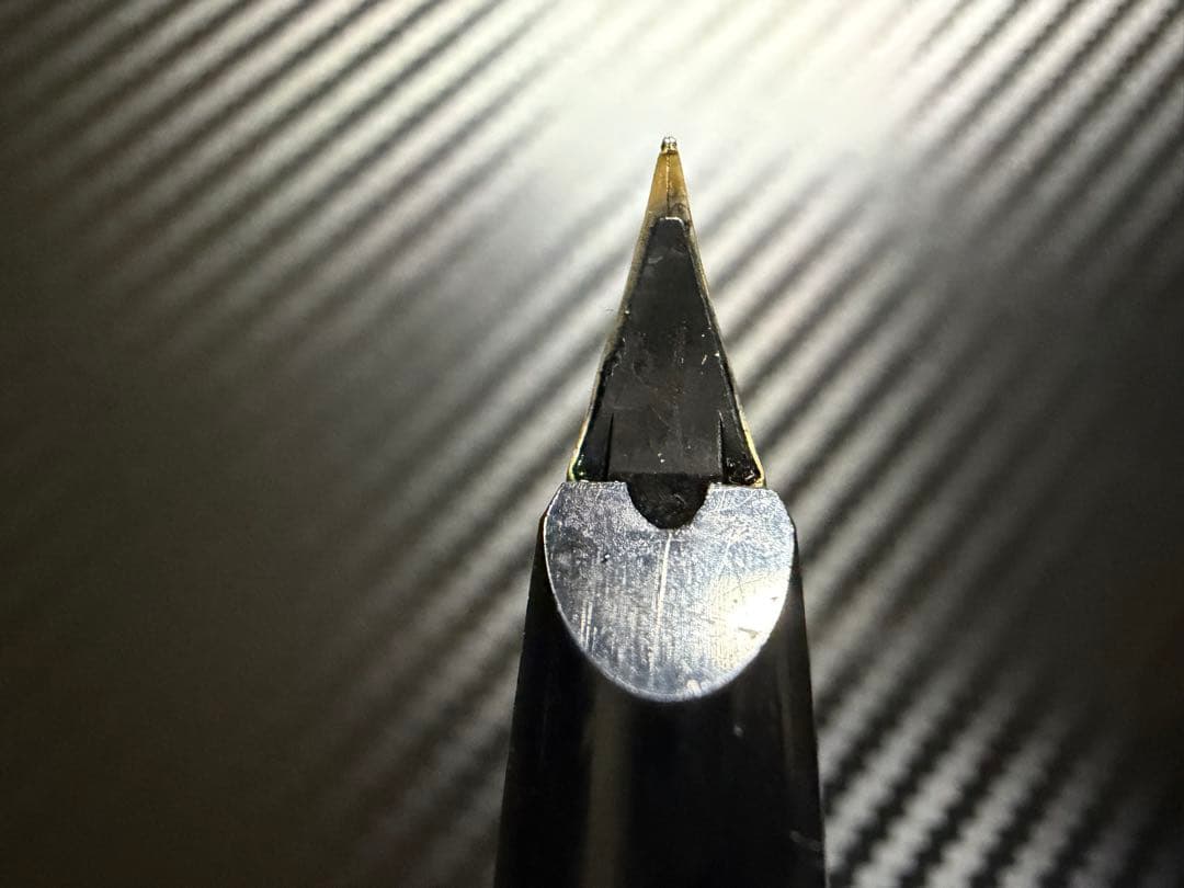 美品 モンブラン No.221 ブラック EF 極細字 万年筆