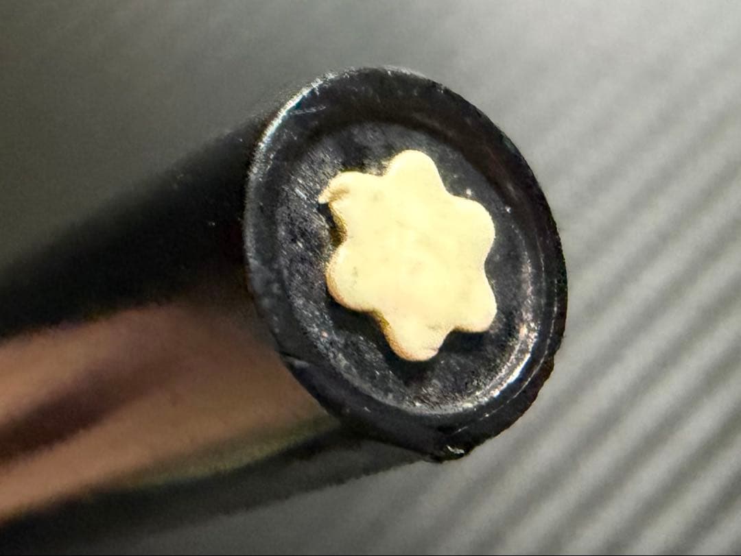 美品 モンブラン No.221 ブラック EF 極細字 万年筆