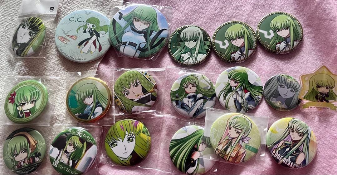コードギアス C.C. 缶バッジ まとめ売り