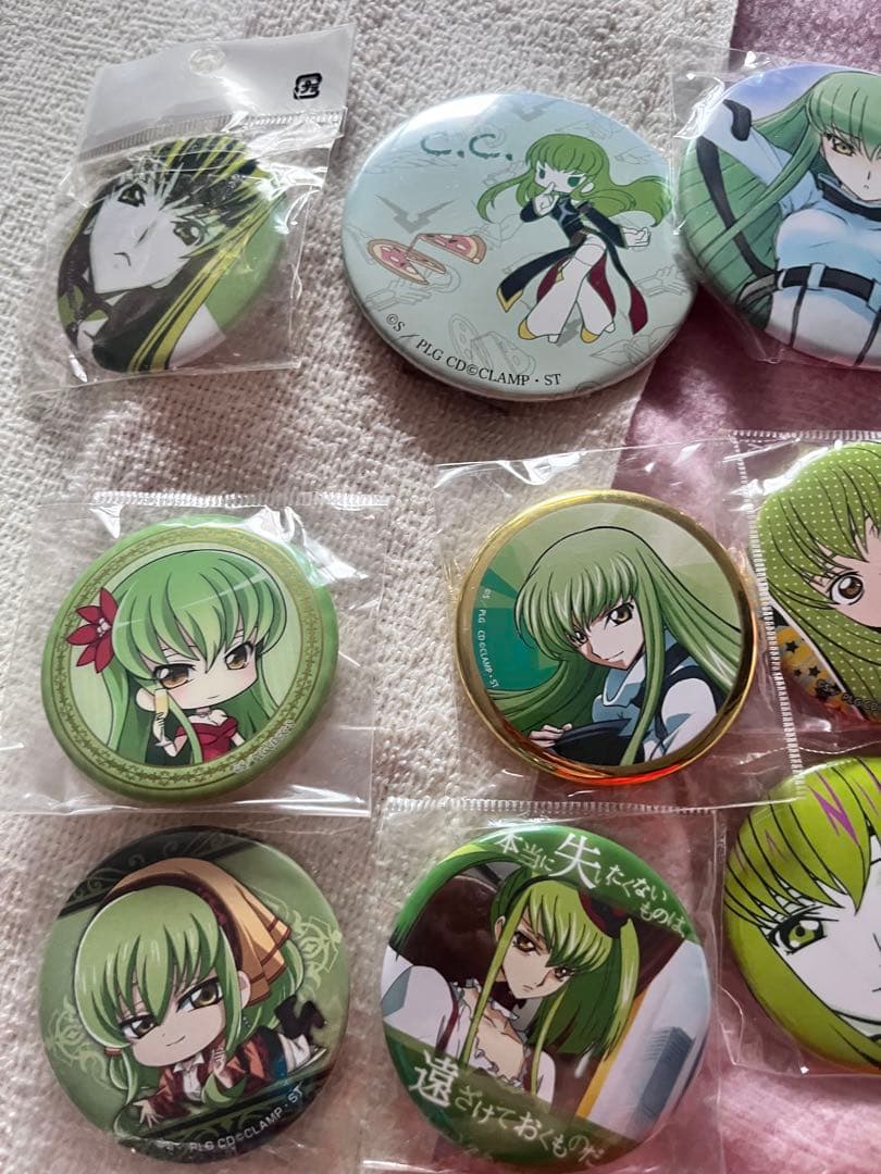 コードギアス C.C. 缶バッジ まとめ売り