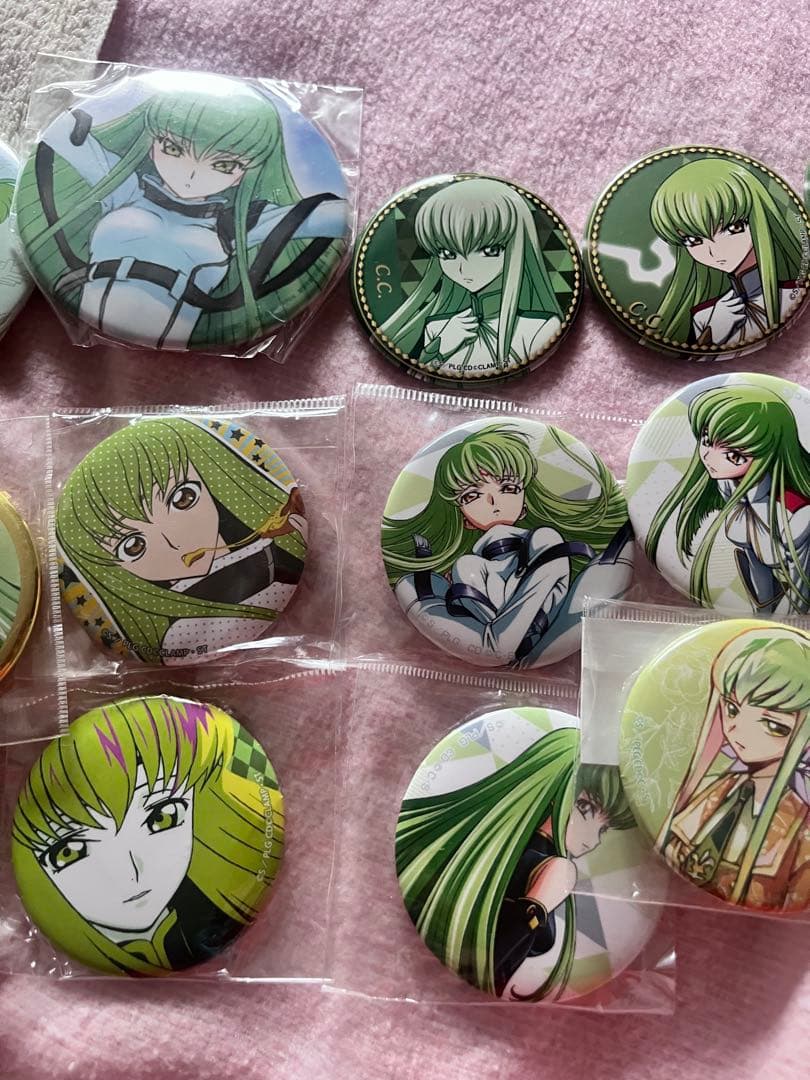 コードギアス C.C. 缶バッジ まとめ売り