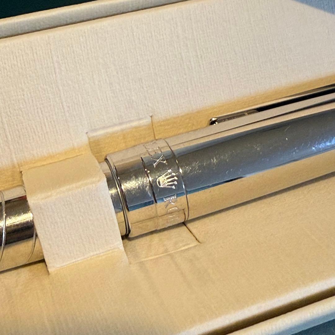 ROLEX シルバーボールペン 専用ケース付