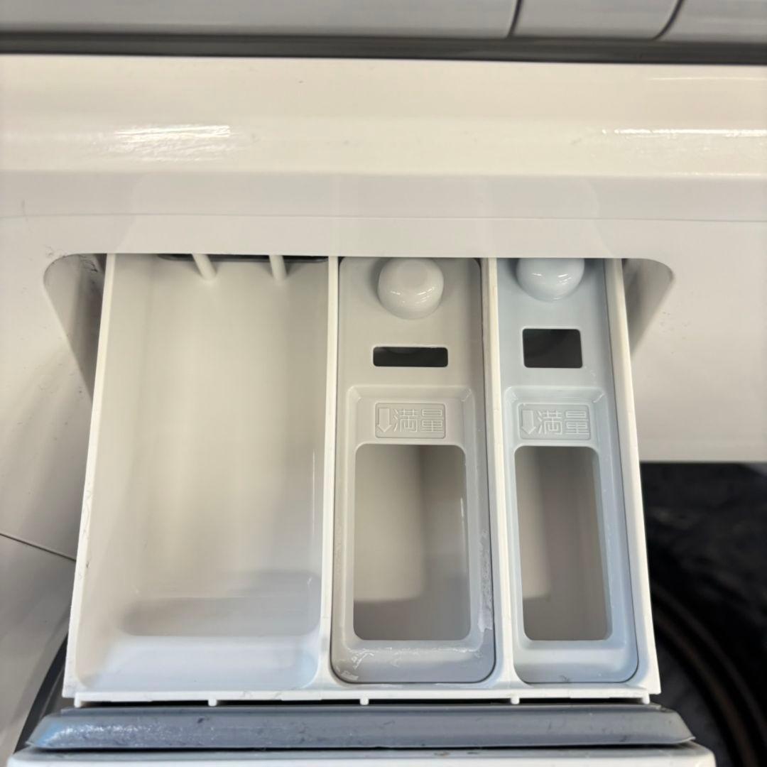 488 SHARP 乾燥付洗濯機 8/4.5キロ 小型　家庭用 ガラストップ